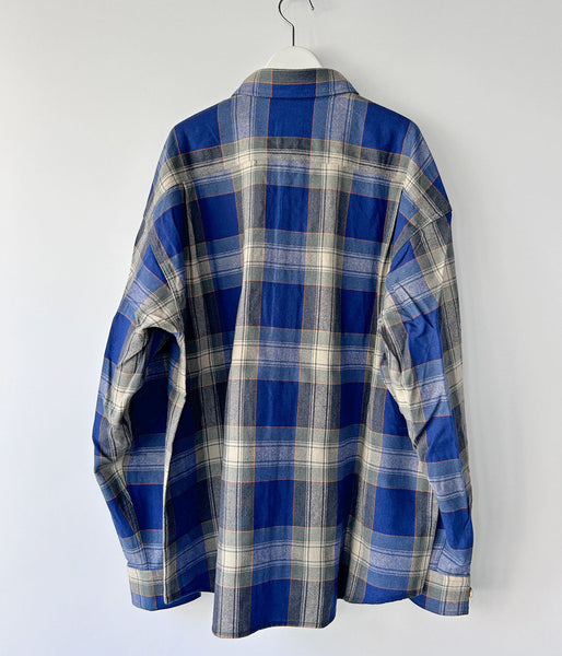 visvim/LUMBER CHECK L/S (BLUE)