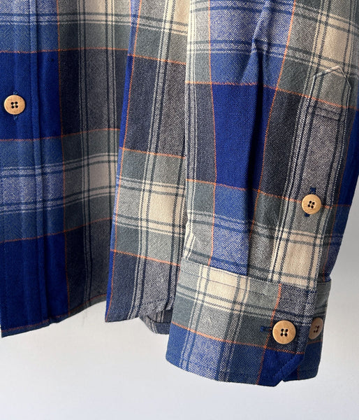 visvim/LUMBER CHECK L/S (BLUE)