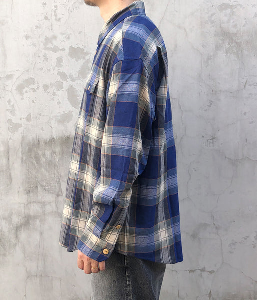visvim/LUMBER CHECK L/S (BLUE)