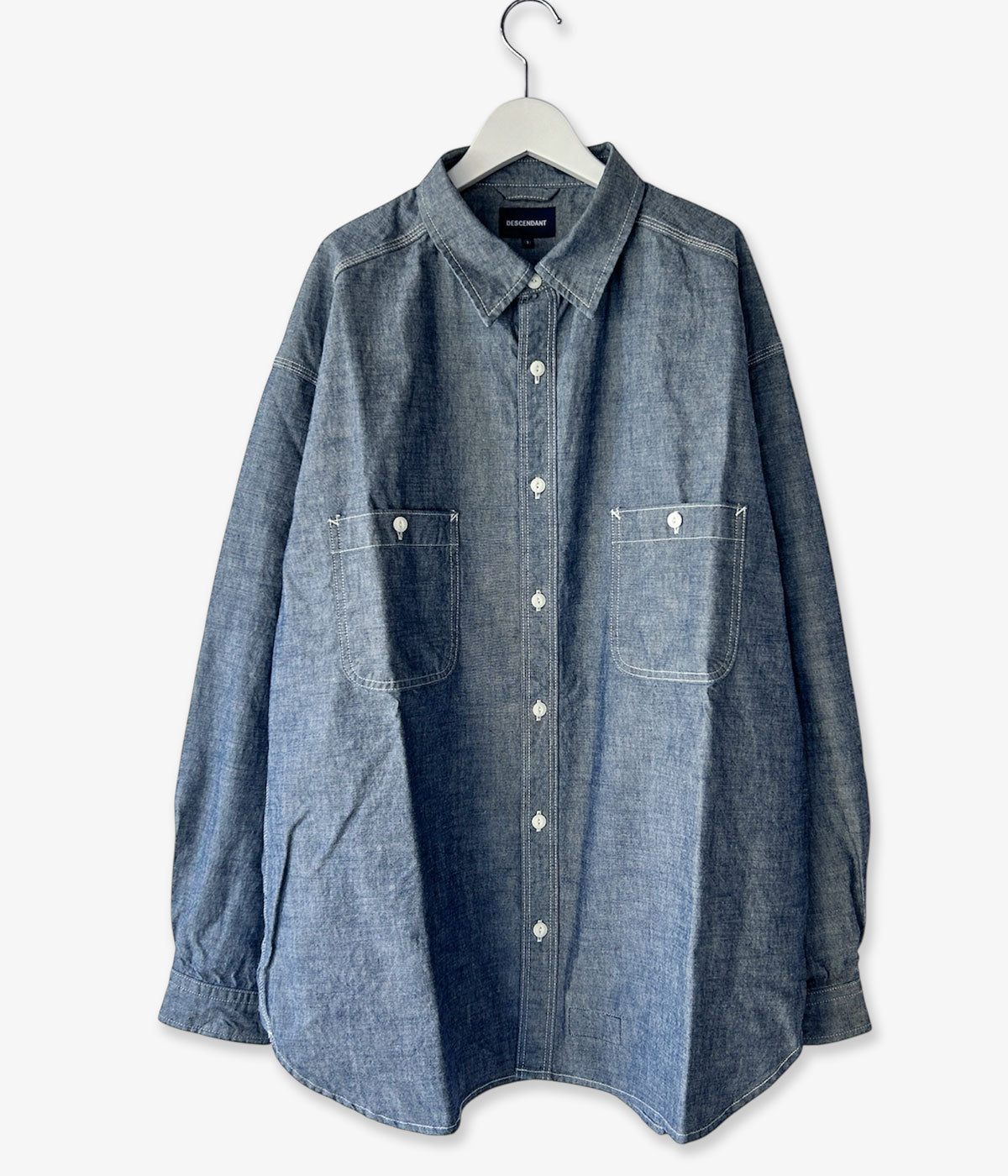 DESCENDANT/NORMAN CHAMBRAY LS SHIRT (INDIGO)