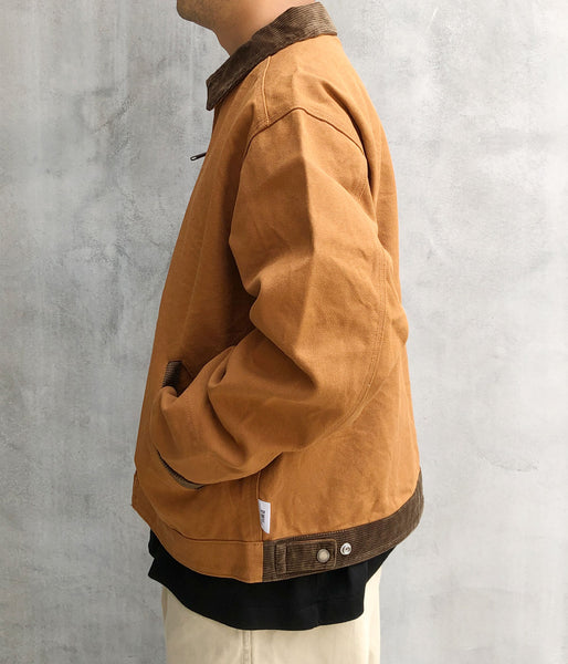DESCENDANT/EDDIECO DUCK JACKET (BROWN)