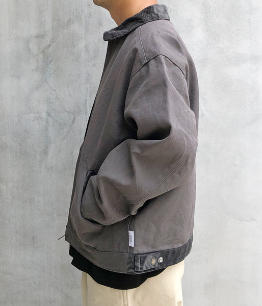 DESCENDANT/EDDIECO DUCK JACKET (GRAY)