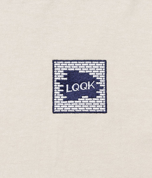 LQQK Studio/LONGSLEEVE BRICK LOGO (STONE)