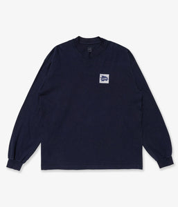 LQQK Studio/LONGSLEEVE BRICK LOGO (NAVY)