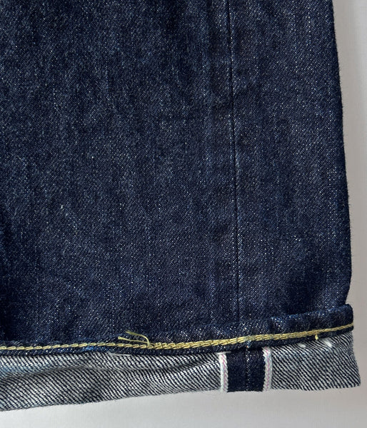 INTERIM/WASH HEAVY KIBATA SHUTTLE WWII 1943 DENIM JEANS (NAVY)