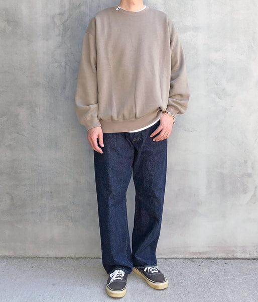 INTERIM/WASH HEAVY KIBATA SHUTTLE WWII 1943 DENIM JEANS (NAVY)
