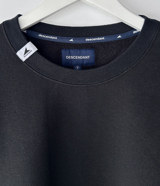 DESCENDANT/PX CREW NECK (BLACK)