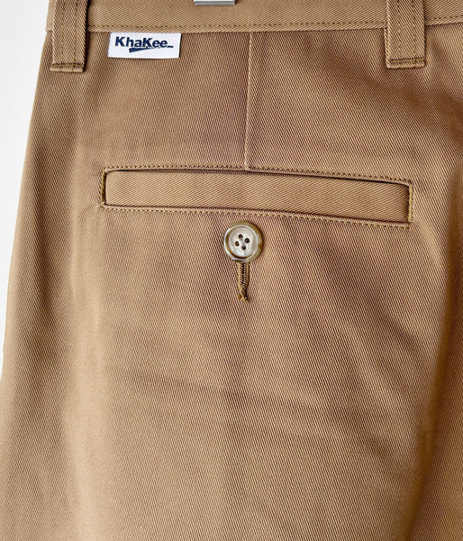 DESCENDANT/DC-3 ORGANIC COTTON TWILL TROUSERS (KhaKee)