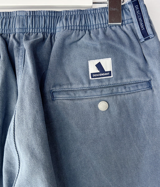DESCENDANT/SHORE TWILL BEACH TROUSERS PIGMENT DYE (NAVY)