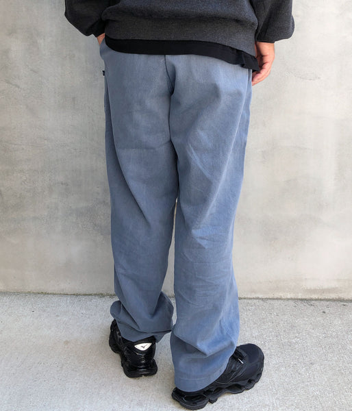 DESCENDANT/SHORE TWILL BEACH TROUSERS PIGMENT DYE (NAVY)