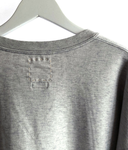 visvim/ULTIMATE JUMBO SB SWEAT L/S (GREY)