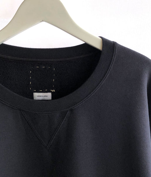 visvim/ULTIMATE JUMBO SB SWEAT L/S (BLACK)