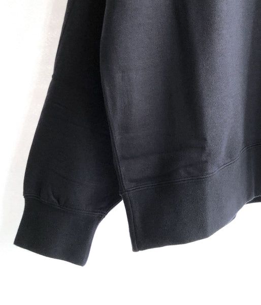 visvim/ULTIMATE JUMBO SB SWEAT L/S (BLACK)