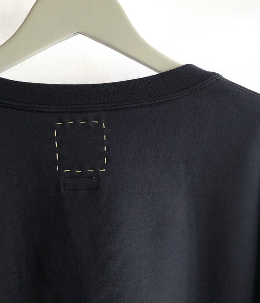 visvim/ULTIMATE JUMBO SB SWEAT L/S (BLACK)