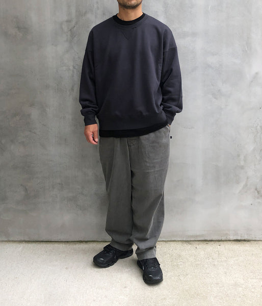 visvim/ULTIMATE JUMBO SB SWEAT L/S (BLACK)