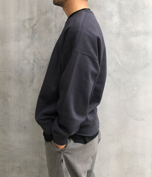 visvim/ULTIMATE JUMBO SB SWEAT L/S (BLACK)