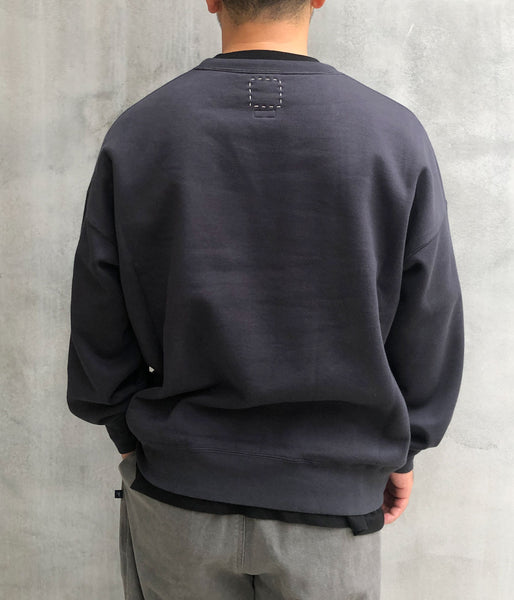 visvim/ULTIMATE JUMBO SB SWEAT L/S (BLACK)