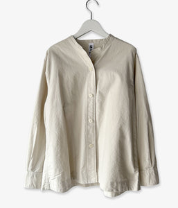 MHL./SOFT HOPSACK SHIRT WOMENS (ECRU)