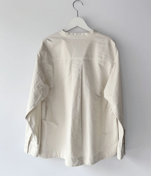 MHL./SOFT HOPSACK SHIRT WOMENS (ECRU)