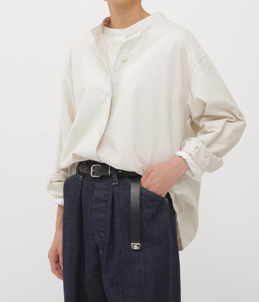 MHL./SOFT HOPSACK SHIRT WOMENS (ECRU)