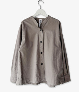 MHL./SOFT HOPSACK SHIRT WOMENS (TAUPE)