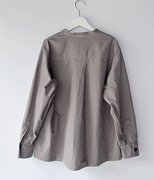 MHL./SOFT HOPSACK SHIRT WOMENS (TAUPE)