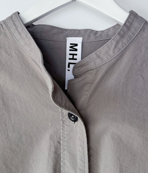 MHL./SOFT HOPSACK SHIRT WOMENS (TAUPE)