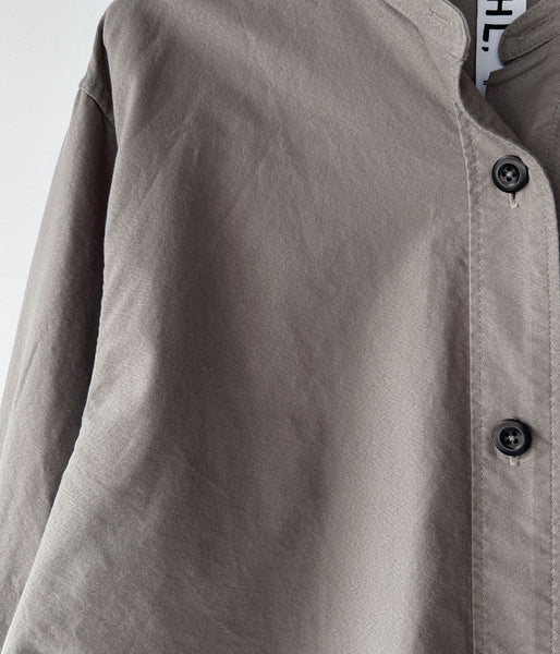 MHL./SOFT HOPSACK SHIRT WOMENS (TAUPE)