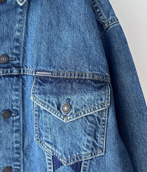 DESCENDANT/TRUCKER DENIM JACKET (INDIGO)