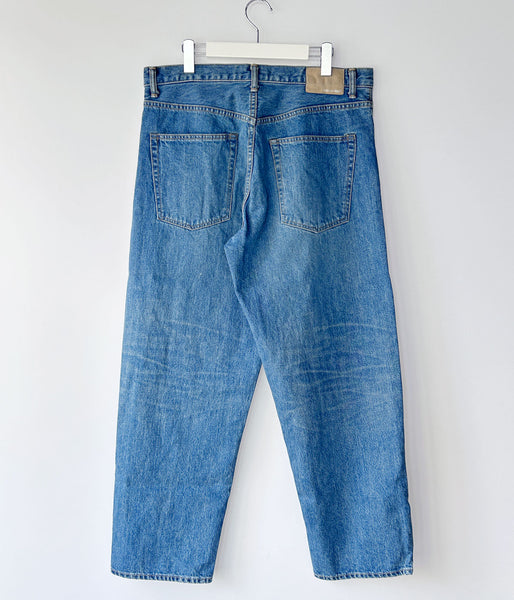 DESCENDANT/1995 DENIM TROUSERS BAGGY LIGHT WASH (INDIGO)