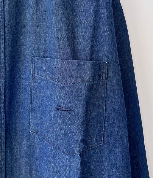 DESCENDANT/ALLEN DENIM LS SHIRT (INDIGO)