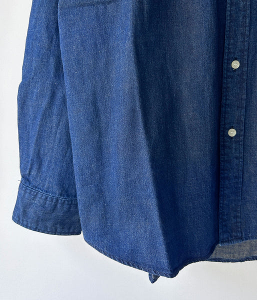 DESCENDANT/ALLEN DENIM LS SHIRT (INDIGO)