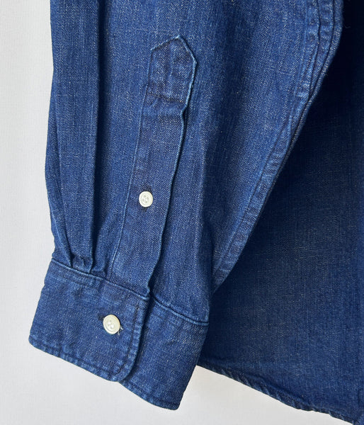 DESCENDANT/ALLEN DENIM LS SHIRT (INDIGO)