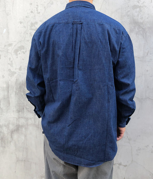 DESCENDANT/ALLEN DENIM LS SHIRT (INDIGO)