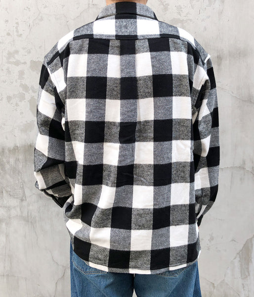 DESCENDANT/VANNING PLAID LS SHIRT (WHITE)