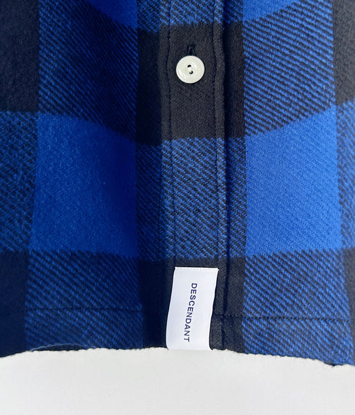 DESCENDANT/VANNING PLAID LS SHIRT (BLUE)