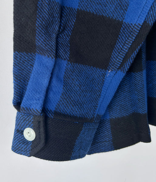 DESCENDANT/VANNING PLAID LS SHIRT (BLUE)