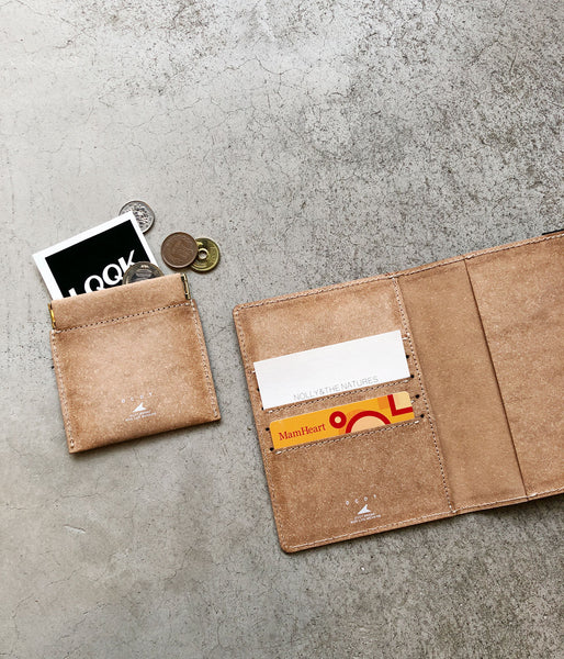 DESCENDANT/PREY COIN CASE (BEIGE)