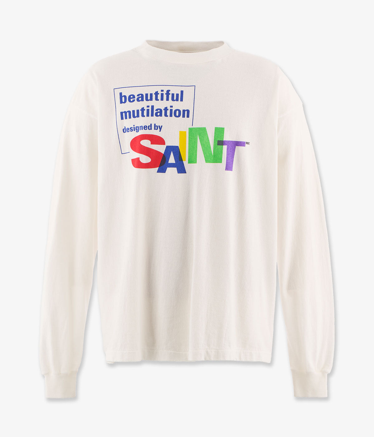 SAINT MICHAEL/LS TEE/BEAUTIFUL SAINT/WHITE