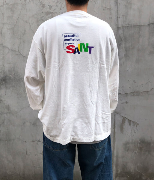 SAINT MICHAEL/LS TEE/BEAUTIFUL SAINT/WHITE