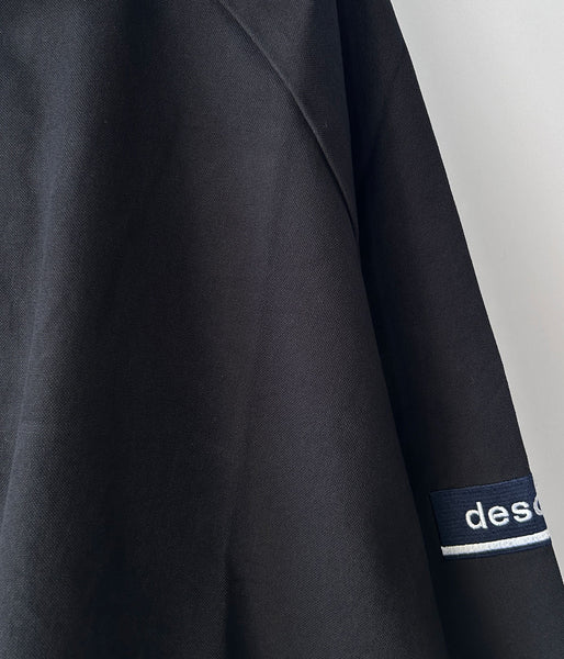DESCENDANT/MOLE HOODED LS SHIRT (BLACK)