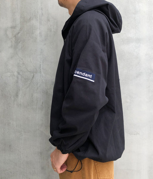 DESCENDANT/MOLE HOODED LS SHIRT (BLACK)