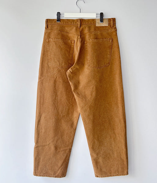 DESCENDANT/1995 DUCK TROUSERS BAGGY (BROWN)