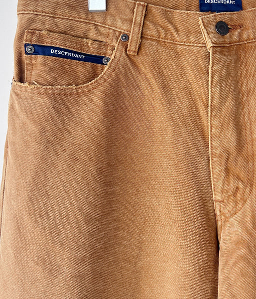 DESCENDANT/1995 DUCK TROUSERS BAGGY (BROWN)