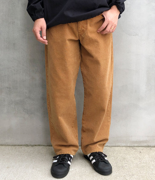 DESCENDANT/1995 DUCK TROUSERS BAGGY (BROWN)