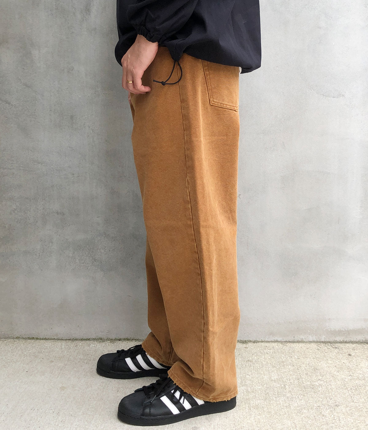 パンツ DESCENDANT / 1995 DUCK TROUSERS BUGGY 25 DESCENDANT/1995 DUCK TROUSERS BAGGY (BROWN)