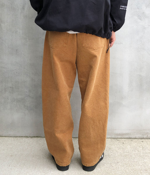 DESCENDANT/1995 DUCK TROUSERS BAGGY (BROWN)