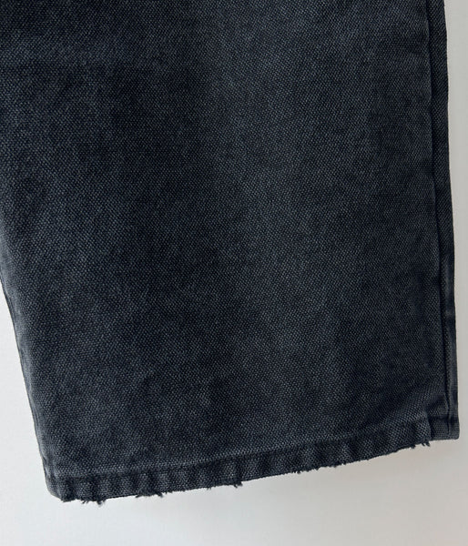 DESCENDANT/1995 DUCK TROUSERS BAGGY (BLACK)