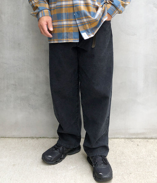DESCENDANT/1995 DUCK TROUSERS BAGGY (BLACK)