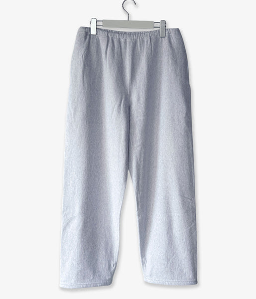 blurhms ROOTSTOCK/SOFT&HARD SWEAT PANTS (HEATHER WHITE)
